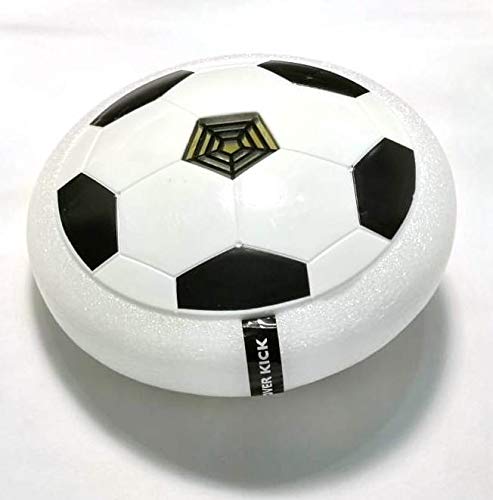 Buycrafty Kids Toys Air Power Soccer Ball Football Disk with LED Light Foam Bumper