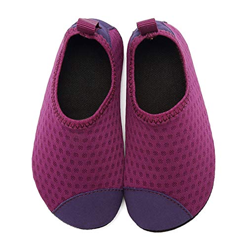 ByBetty Niños Niña Zapatos de Agua Descalzo Barefoot Respirable Zapatos de Playa Aire Libre Calcetines de Natación Piscina Surf Yoga Zapatos de niño natación Niños