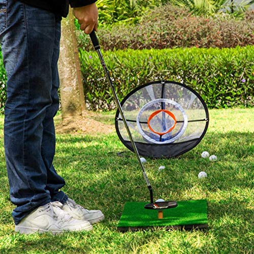 BYBYC Formación de Adultos Niños Red de Golf de Pop-jaulas al Aire Libre de Interior del cabeceo Chipping Mats Práctica Easy Net ayudas de Entrenamiento de Golf,Verde