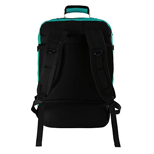 Cabin Max Metz Mochila de Viaje Equipaje de Mano Aprobada para Transporte Aéreo Maleta de Cabina 55x40x20 cm 44 L (Vintage Teal)