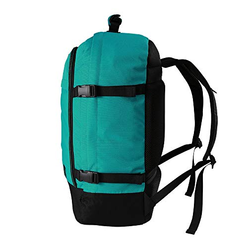 Cabin Max Metz Mochila de Viaje Equipaje de Mano Aprobada para Transporte Aéreo Maleta de Cabina 55x40x20 cm 44 L (Vintage Teal)