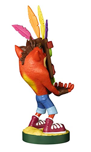 Cable guy Aku Crash Bandicoot, soporte de sujeción o carga para mando de consola y/o smartphone de tu personaje favorito con licencia de Activision. Producto con licencia oficial. Exquisite Gaming