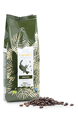 Café ecológico en grano Consuelo de comercio justo, 1 kg