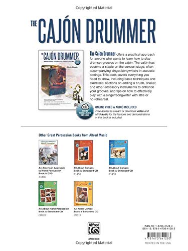 CAJON DRUMMER: Applying Drumset Techniques and Grooves to the Cajón, Book & Online Media