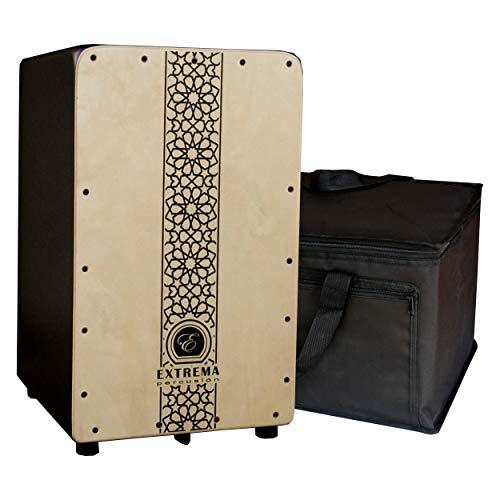 Cajon Flamenco Adulto Extrema Percusión con Funda de Transporte