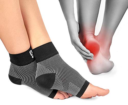 Calcetín de compresión gradual para reducir la fascitis en la planta del pie, La tobillera reduce el dolor y estabiliza el talón, mejora la circulación y alivia la hinchazón de los pies.
