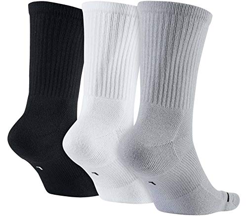 Calcetines Jordan – Jumpman Crew 3ppk negro/blanco/gris talla: 42 al 46 EU I 8-12 USA I 8-11 UK