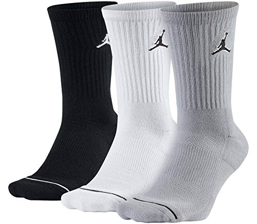 Calcetines Jordan – Jumpman Crew 3ppk negro/blanco/gris talla: 42 al 46 EU I 8-12 USA I 8-11 UK