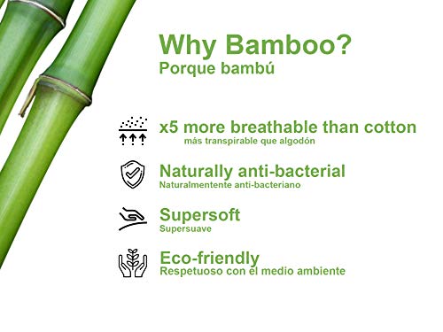 Calcetines tobilleros de bambu para hombre y mujer 6 pares - Super resistentes y suaves
