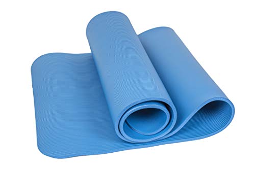 Calma Dragon 85611 Esterilla para Yoga NBR Colchoneta Antideslizante Ideal para Pilates Ejercicios Fitness Gimnasia Estiramientos 180x60x1cm (Negro)