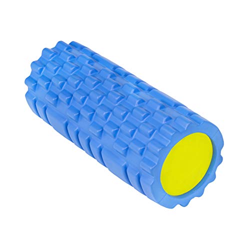 Calma Dragon Foam Roller Solid Core 89891, Rodillo de Masajes para Fitness, Yoga, Pilates, Masajes de Espalda, Masajeador Miofascial (Negro)