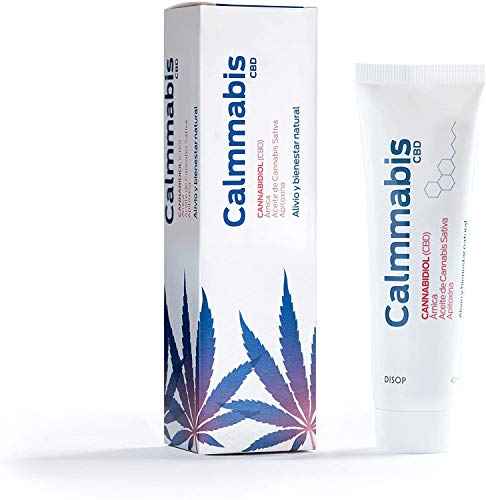 Calmmabis Crema CBD Analgéisca y Antiinflamatoria para el Alivio de Dolores Musculares y Articulares con Cannabidiol y Apitoxina, 45 ml