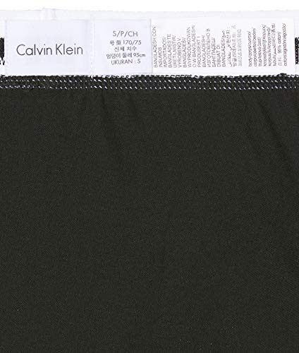 Calvin Klein 3P Hip Brief, Calzoncillos para Hombre (3 unidades), Negro (Black), Small