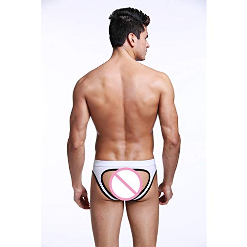 Calzoncillos Boxer Hombre, Lanskirt Lenceria Hombre Sexy Ropa Interior Eróticos Pantalones Crota Calzoncillos de Primavera Tanga Suave G-String Elástico Bragas Briefs de Hueca