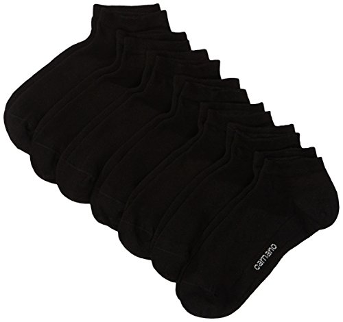 Camano 3003 Ca-Soft Sneaker 7 Paar Calcetines cortos, Schwarz (black 05), 39/42 (39/42) (Pack de 7) para Hombre