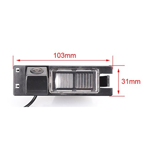 Cámara Sistema de Visión Trasera Coche Cámara de Marcha Atrás con de Visión Nocturna para Opel Astra H Zafira B Corsa D Vectra C Tigra Meriva A Regal Vauxhall Signum Grande Punto Antara