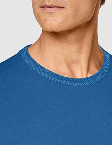 camel active H-Pullover 1/1 Arm Suéter, Azul (Midblue Core 14), M para Hombre