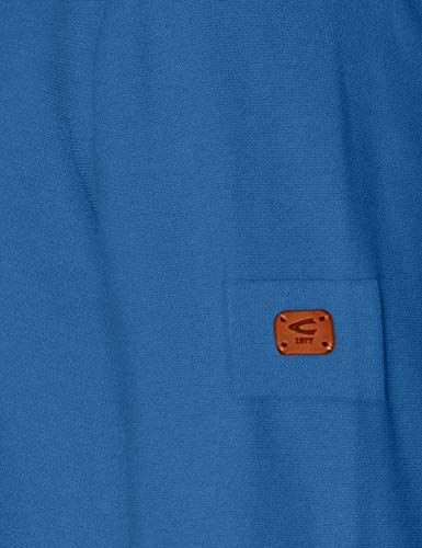 camel active H-Pullover 1/1 Arm Suéter, Azul (Midblue Core 14), M para Hombre