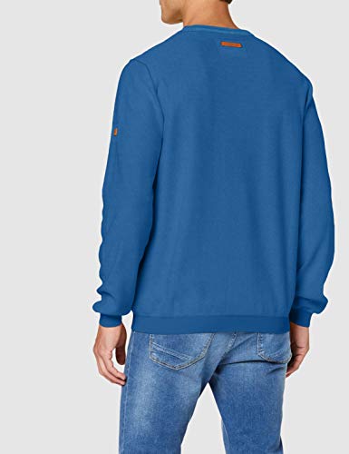 camel active H-Pullover 1/1 Arm Suéter, Azul (Midblue Core 14), M para Hombre