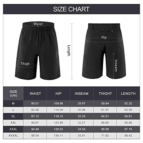 CAMEL CROWN Pantalones Cortos de Deporte Hombre Secado Rápido Verano Running Pantalón Shorts Transpirables Ligeros con Bolsillos para Correr Baloncesto Tenis Fitness Gym Training Jogging Marathon