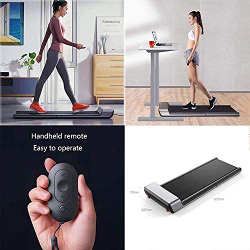 Caminar Pad Mini rueda de ardilla inteligente cinta de correr plegable - Ejercicio plegable equipo de la aptitud Correr Caminar Cojín de interior al aire libre Gimnasio Sendero máquina que ejecuta