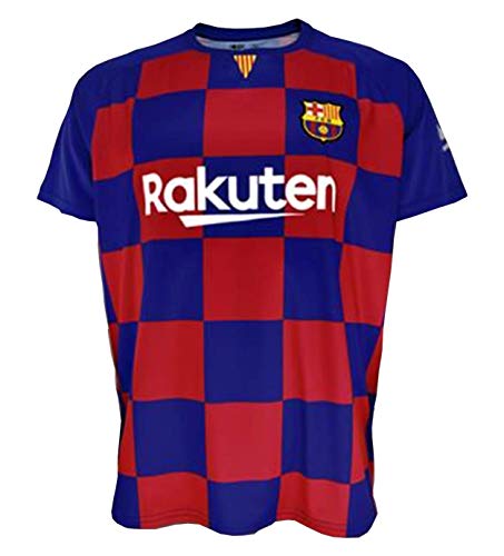 Camiseta 1ª equipación FC. Barcelona 2019-20 - Replica Oficial con Licencia - Dorsal 10 Messi - Adulto Talla XL