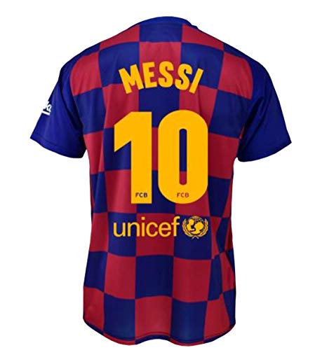 Camiseta 1ª equipación FC. Barcelona 2019-20 - Replica Oficial con Licencia - Dorsal 10 Messi - Adulto Talla XL