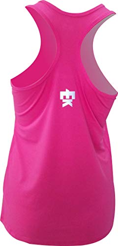 Camiseta Mujer EKEKO Karma, Yoga, Fitness y Deportes en General. (S, Rosa)