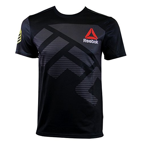 Camiseta térmica de hombre Reebok Ufc Fk Cmg, color Schwarz AZ9010, tamaño large