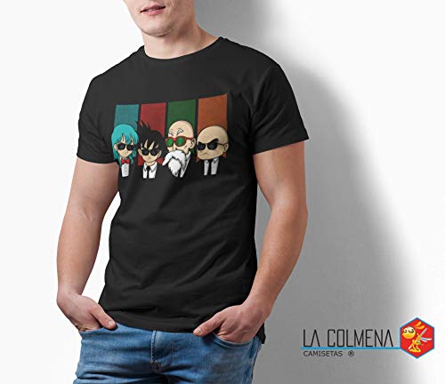 Camisetas La Colmena - 2239-Reservoir Kame -Dragon Ball - Reservoir Dogs (Melonseta) S