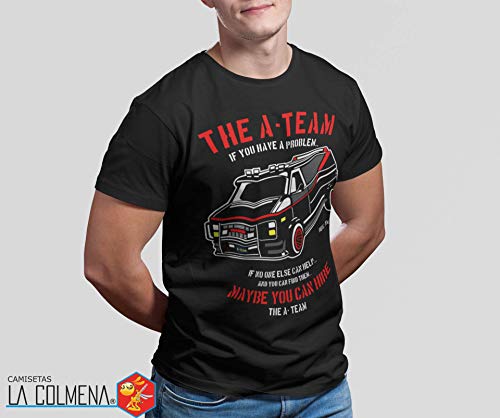 Camisetas La Colmena 4209-Parodia, The A Team L