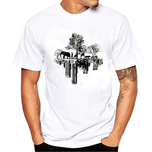 Camisetas Moda Hombre Camisetas Casual Hombre Camisetas Hombre Manga Corta AIMEE7 Polos Hombre Manga Corta Camisetas Element Hombre Camisas Joven Hombre Camisas Urbanas Hombre（L,M）