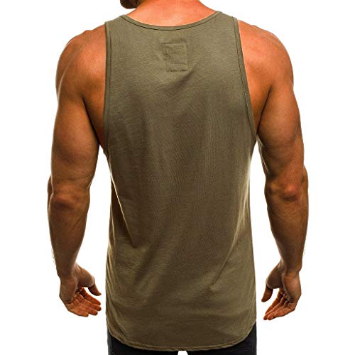 Camisetas sin Mangas de Escalada para Hombre Letras Impresión Camisa Fitness Tirantes Deportes Sudaderas Uniforme de Baloncesto Moda Básica T-Shirt Muscle Gym Tank Tops riou