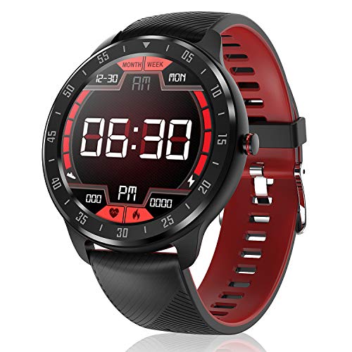 CanMixs Smartwatch, Reloj Inteligente IP67 Pulsera Actividad Hombre y Mujer, CM13 Deportivo Reloj Fitness con Pantalla Táctil Completa Pulsómetro, Monitor de Sueño, Podómetro, para iOS y Android