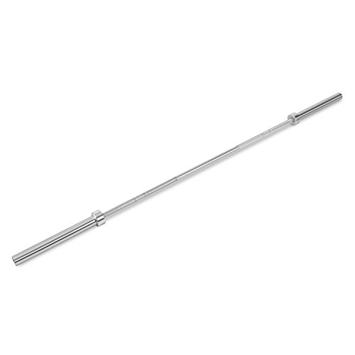 Capital Sports Lionbar Barra Larga para Pesas (Barra olímpica 220cm, Apta Cross-Training, Halterofilia, Entrenamiento Funcional, Gimnasio, 900kg MAX, 50mm diámetro)