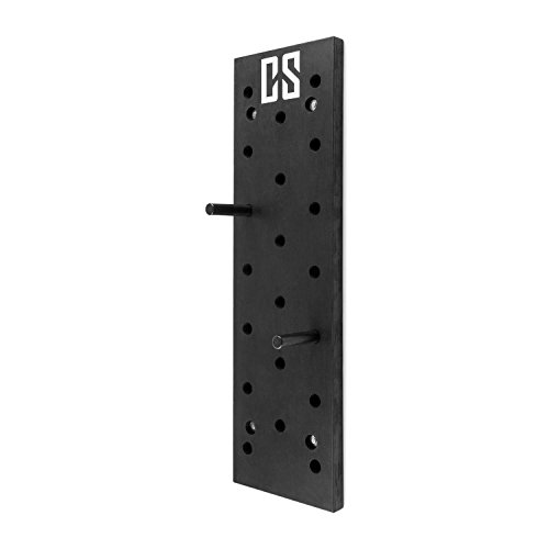 Capital Sports Pegstar Pegboard Tablero de Clavijas de Entrenamiento (Tabla para escaladores de 102 x 30 x 3.8 cm, Entrenar Alpinismo en casa) - Negro