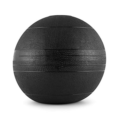 CapitalSports Capital Sports Groundcracker Pelota de Peso 25kg (Balón Medicinal Goma, Relleno Arena y Hierro, lanzamientos sin Rebote, Superficie Rugosa Antideslizante)