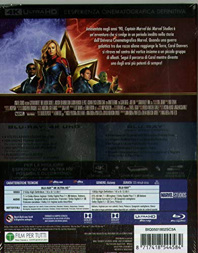 Captain Marvel (4K Ultra Hd+Blu-Ray) [Italia] [Blu-ray]