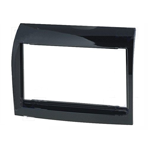 CARAV 40-435 2-DIN Marco de plástico para Radio para Citroen Jumper/Peugeot Boxer/Fiat Ducato 2006+ Shiny Black Piano Finish