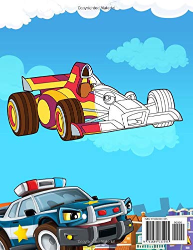 Cars and Trucks Activity Book for Kids Ages 4-8: Coloring, Mazes, Puzzles, Dot to Dot and More!
