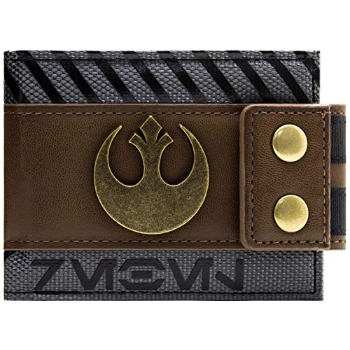 Cartera de Star Wars Rogue Uno Rebel Abotonado marrón