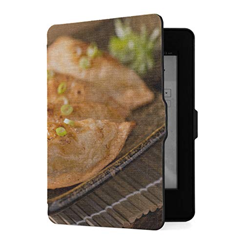 Case For Kindle Paperwhite 1/2/3 Generation Kindle Case Cover Delicious Chinese Traditional Dumplings PU Leather Cover with Auto Wake/Sleep Cases Kindle Paperwhite