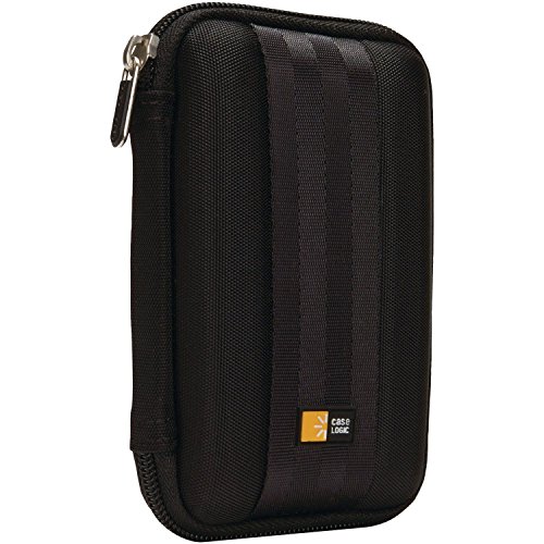 Case Logic QHDC101K - Estuche compacto para disco duro, color negro