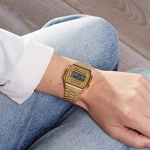 Casio Collection A168WG-9EF, Reloj Unisex, Oro