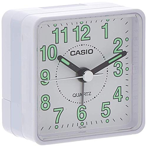 Casio Collection Despetador TQ140, Blanco