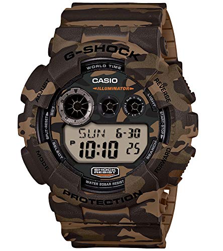 Casio G-Shock GD-120CM-5 - Reloj Digital de Madera, diseño de Camuflaje
