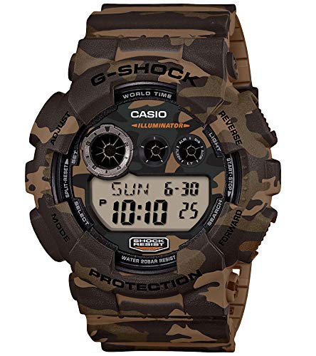 Casio G-Shock GD-120CM-5 - Reloj Digital de Madera, diseño de Camuflaje