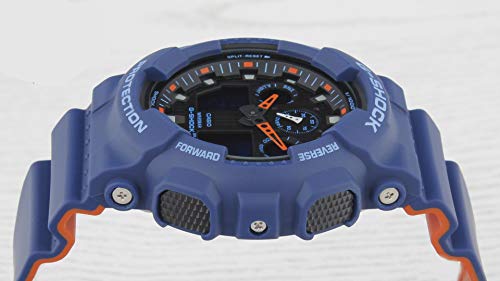 Casio G-SHOCK Reloj Analógico-Digital, 20 BAR, Azul, para Hombre, GA-100L-2AER