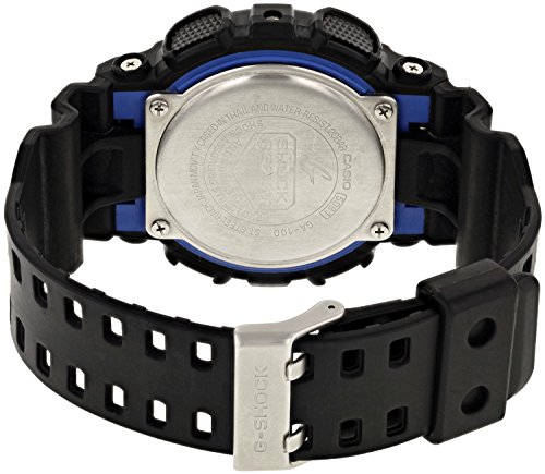 Casio G-SHOCK Reloj Analógico-Digital, 20 BAR, Negro, para Hombre, GA-100-1A2ER