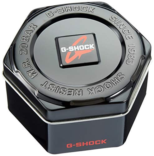 Casio G-SHOCK Reloj Analógico-Digital, 20 BAR, Rojo, para Hombre, GA-100B-4AER